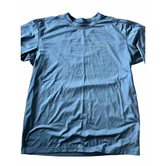 Columbia Other - Columbia Men T Shirt Size XL Short Sleeve Crew Neck Dry Fit With Logo Slate Blue